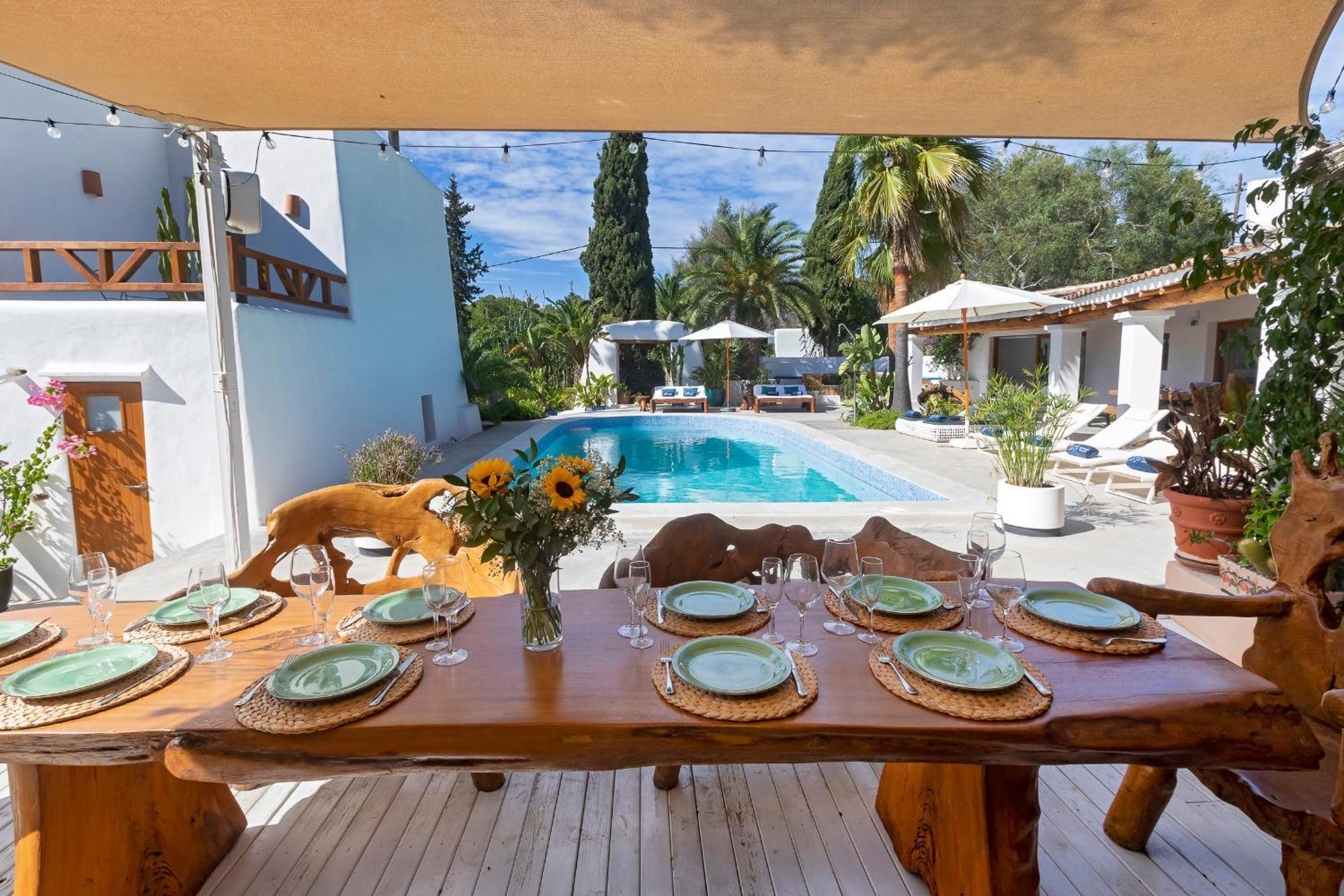 Villa Near Ibiza Town Sleeps 11 To 13 Guests Can Furnet Eksteriør billede